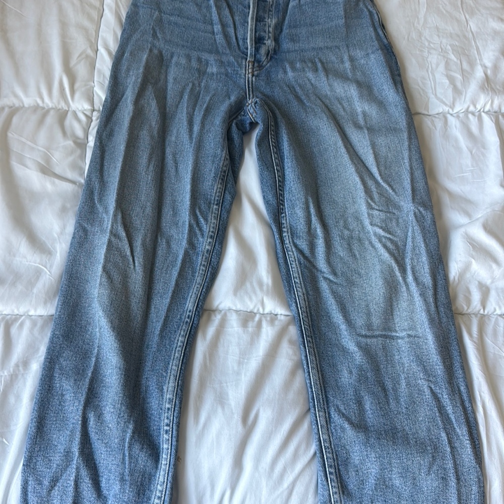 Re/Done womens Hi Rise cropped 27